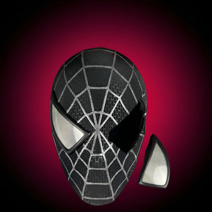 Maschera Ragno Classica Nera - S7 [OCCHI NON INTERATTIVI]